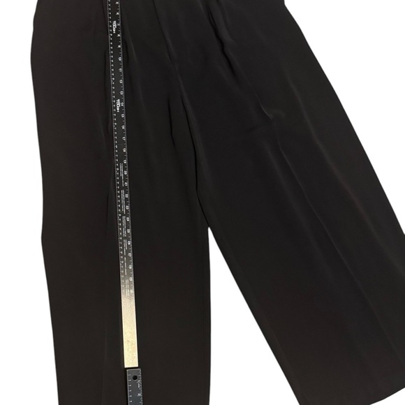 Tronjori Women’s Wide-Leg Culottes - XXL - Black Polyester - Picture 3 of 6
